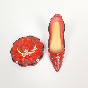 Vintage Willow Hall Miniature BY Circa 1960 “Scarlet Sensations” Parts